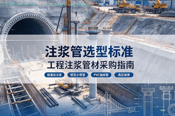 辽宁注浆管选型标准
