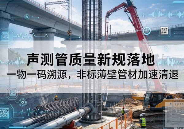 辽宁声测管质量新规落地，一物一码溯源，非标薄壁管材加速清退